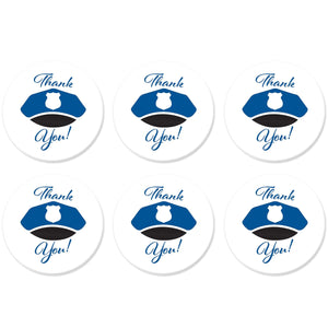 Beistle Thank You! Law Enforcement Button (Case of 6)