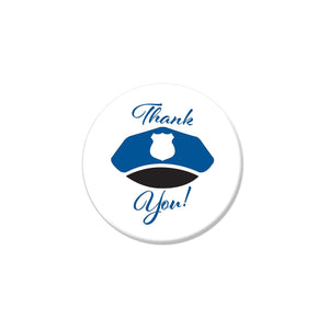 Thank You! Law Enforcement Button- Hat - Bulk 6 Pack