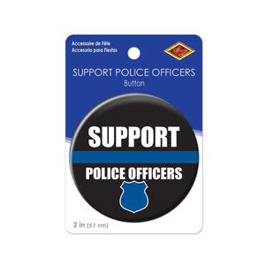 Beistle Support Police Officers Button (Case of 6)