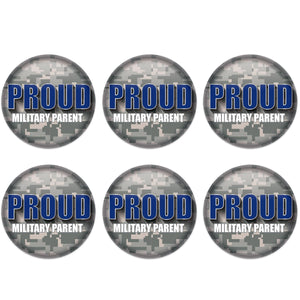 Beistle Proud Military Parent Button (Case of 6)