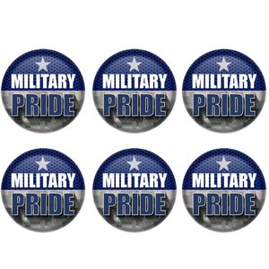 Beistle Military Pride Button (Case of 6)