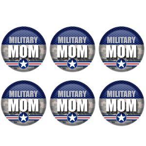 Beistle Military Mom Button (Case of 6)