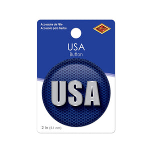 Beistle USA Button (Case of 6)