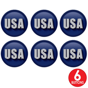 Beistle USA Button (Case of 6)