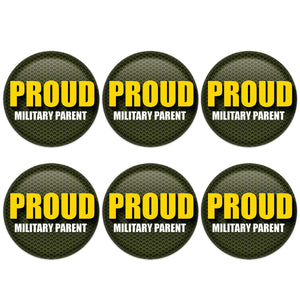 Beistle Proud Military Parent Button (Case of 6)