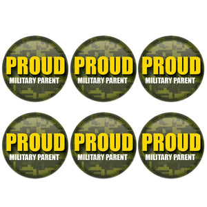 Beistle Proud Military Parent Button (Case of 6)