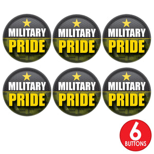 Beistle Military Pride Button (Case of 6)