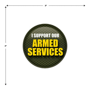 Beistle I Support Our Armed Services (Case of 6)