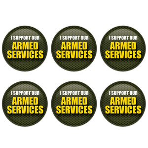 Beistle I Support Our Armed Services (Case of 6)