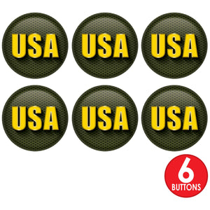 Beistle USA Button (Case of 6)