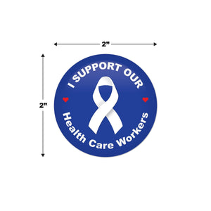 Beistle I Support Our Health Care Workers Button (Case of 6)