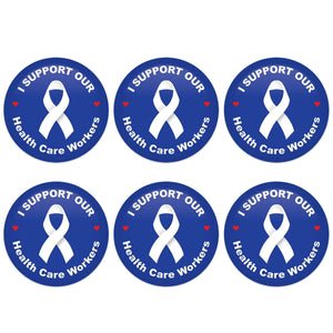 Beistle I Support Our Health Care Workers Button (Case of 6)