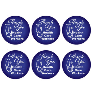 Beistle Thank You Health Care Workers Button (Case of 6)