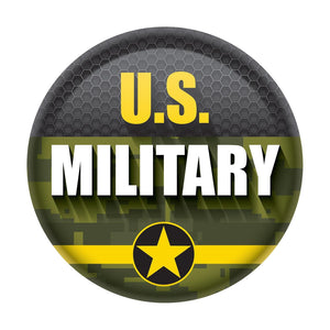 U.S. Military Button- Army - Bulk 6 Pack