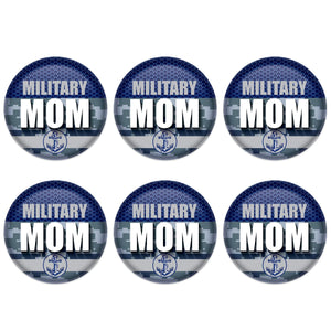 Beistle Military Mom Button (Case of 6)