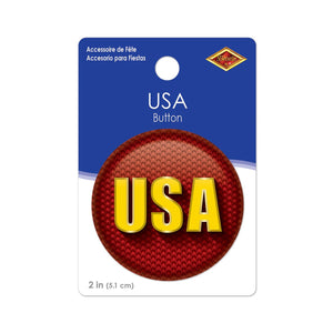 Beistle USA Button (Case of 6)