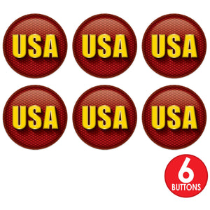 Beistle USA Button (Case of 6)