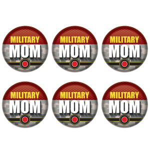 Beistle Military Mom Button (Case of 6)