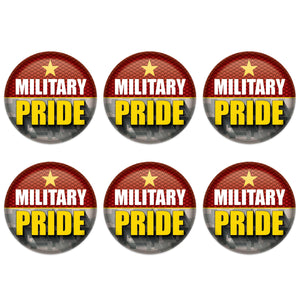 Beistle Military Pride Button (Case of 6)