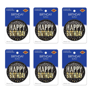 Beistle Happy Birthday Button (Case of 6)