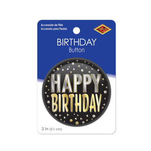 Beistle Happy Birthday Button (Case of 6)