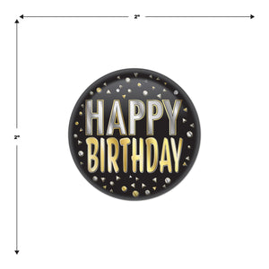 Beistle Happy Birthday Button (Case of 6)