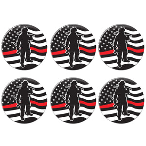 Beistle Firefighter Button (Case of 6)