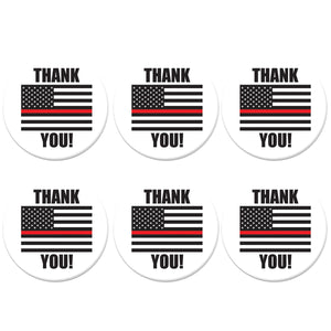 Beistle Thank You! Firefighters Button (Case of 6)