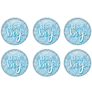 It's A Boy Button (Case of 6)