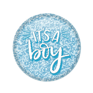 It's A Boy Button - Bulk 6 Pack