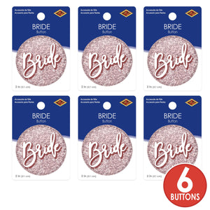 Bride Button (Case of 6)