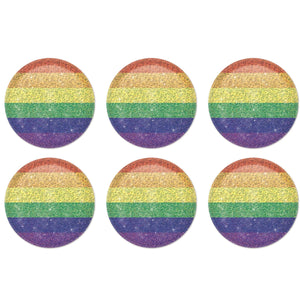 Rainbow Button (Case of 6)