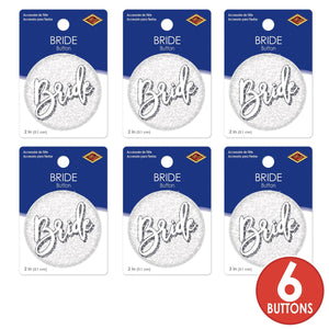 Bride Button (Case of 6)