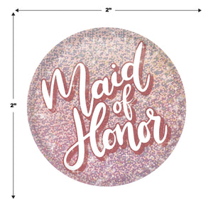 Maid Of Honor Button (Case of 6)