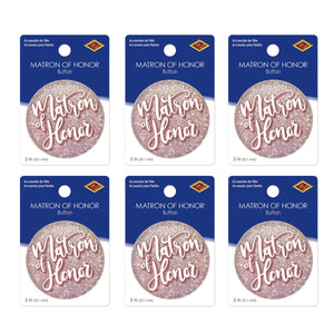 Matron of Honor Button (Case of 6)