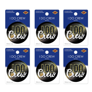 I Do Crew Button (Case of 6)