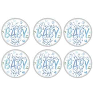 Welcome Baby Boy! Button (Case of 6)