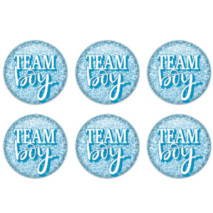 Team Boy Button (Case of 6)