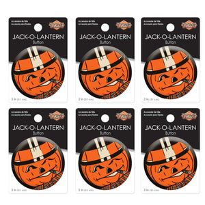 Vintage Halloween JOL Button (Case of 6)