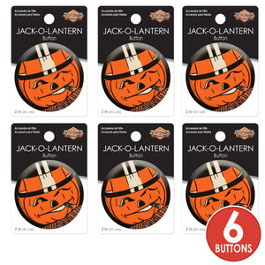 Vintage Halloween JOL Button (Case of 6)