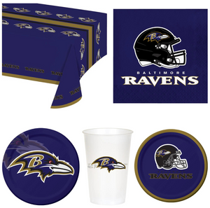 Baltimore Ravens 41 Piece Party Pack for 8 Fans