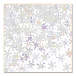 Christmas Iridescent Snowflakes Confetti (0.5 Oz/Pkg) - Bulk/6 Packages