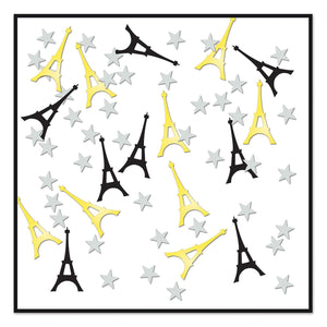 Eiffel Tower Party Confetti (0.5 Oz/Pkg) - Bulk/6 Packages