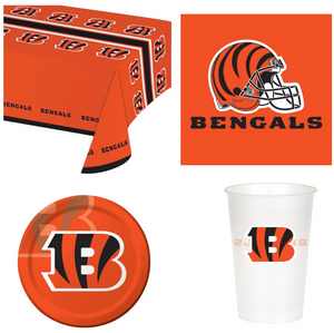 Cincinnati Bengals 49 Piece Party Pack for 8 Fans