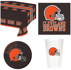 Cleveland Browns 49 Piece Party Pack for 8 Fans