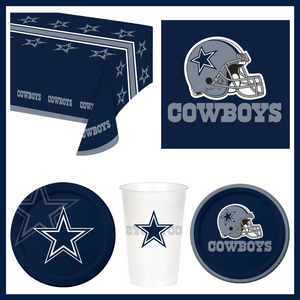 Dallas Cowboys 41 Piece Party Pack for 8 Fans