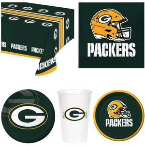 Green Bay Packers 41 Piece Party Pack for 8 Fans