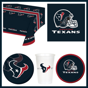 Houston Texans 41 Piece Party Pack for 8 Fans