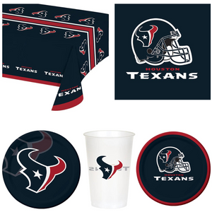 Houston Texans 41 Piece Party Pack for 8 Fans