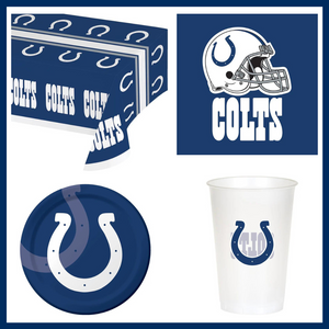 Indianapolis Colts 49 Piece Party Pack for 8 Fans